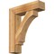 Ekena Millwork Imperial Block Rough Sawn Bracket w/ Offset Brace, Western Red Cedar, 8"W x 30"D x 36"H BKT0806X30X36IMP05RWR - alternate 1